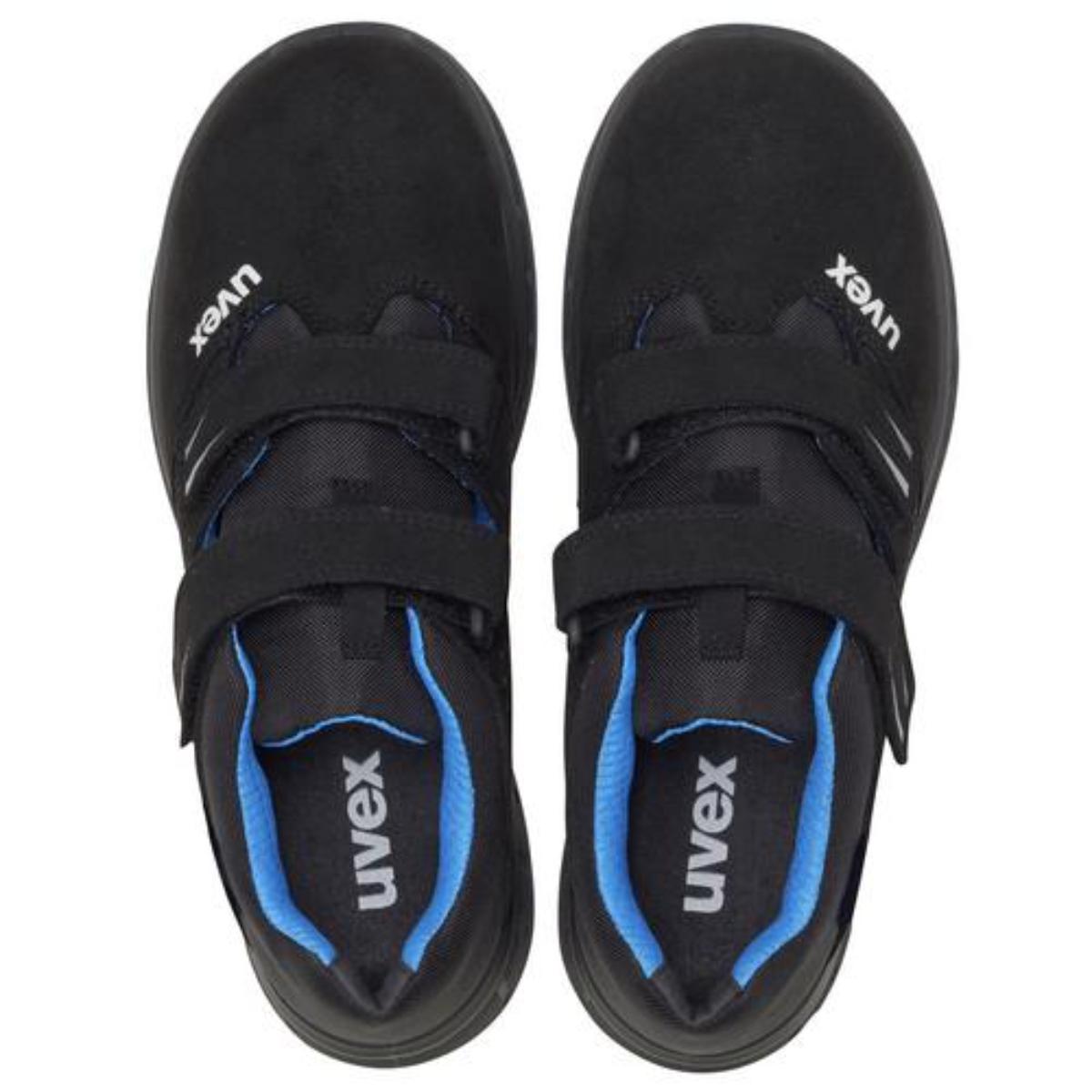 uvex 2 trend Sicherheitsschuh Sandalen S1P, blau/schwarz