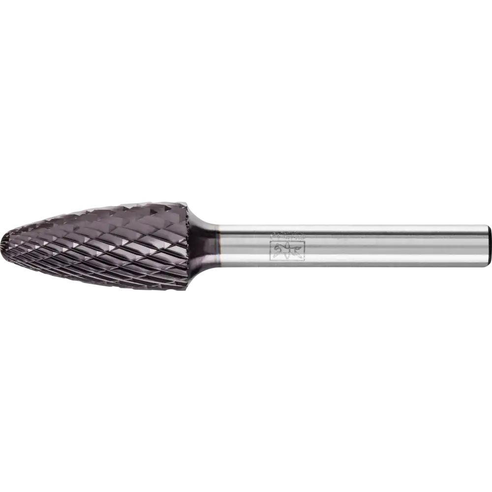 PFERD TOOLS Hartmetall Frässtift Rundbogen RBF Z3P universal mittel kreuzverzahnt HICOAT