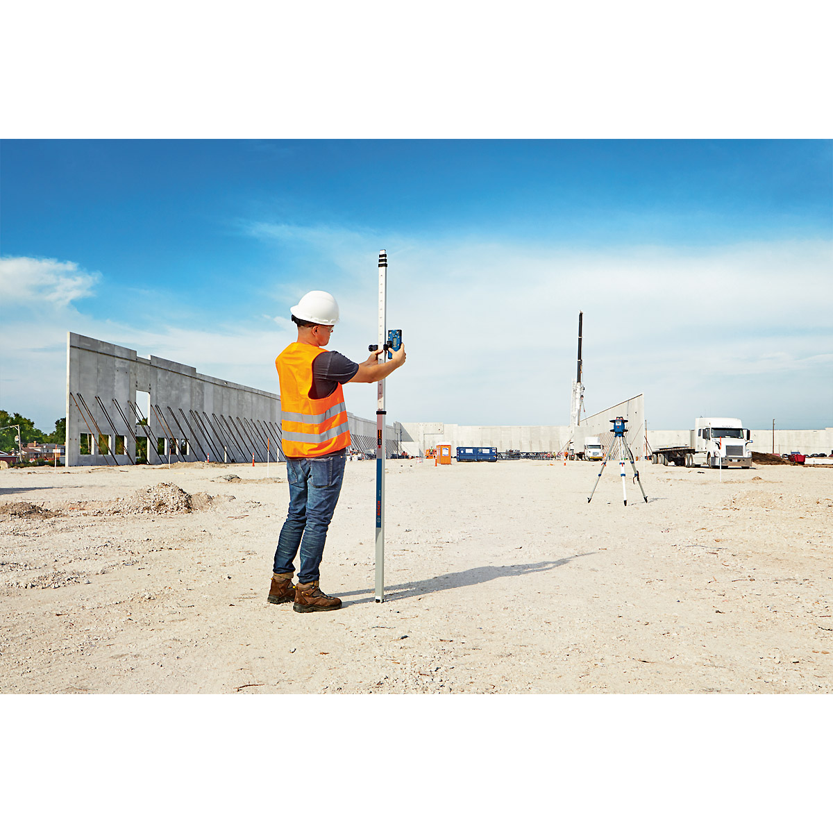 Bosch Rotationslaser GRL 600 CHV, mit Akku und Schnellladegerät