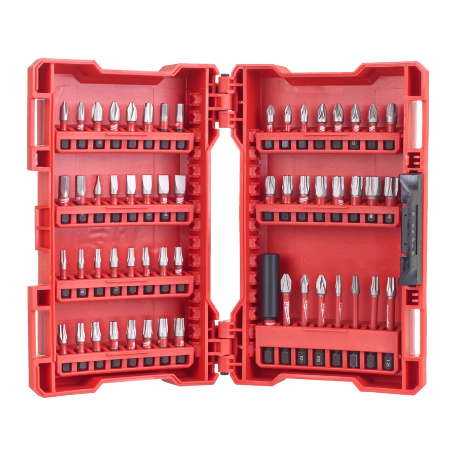 Milwaukee SHOCKWAVE Set Schrauben-Bit 56-tlg.