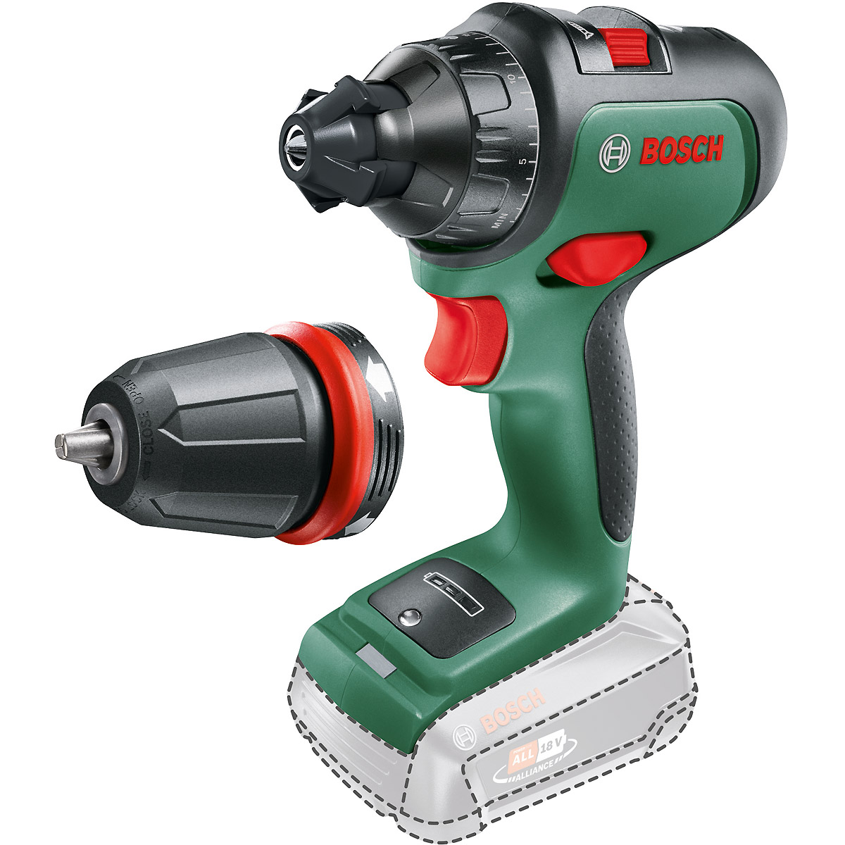 Bosch Akku-Zweigang-Bohrschrauber AdvancedDrill 18