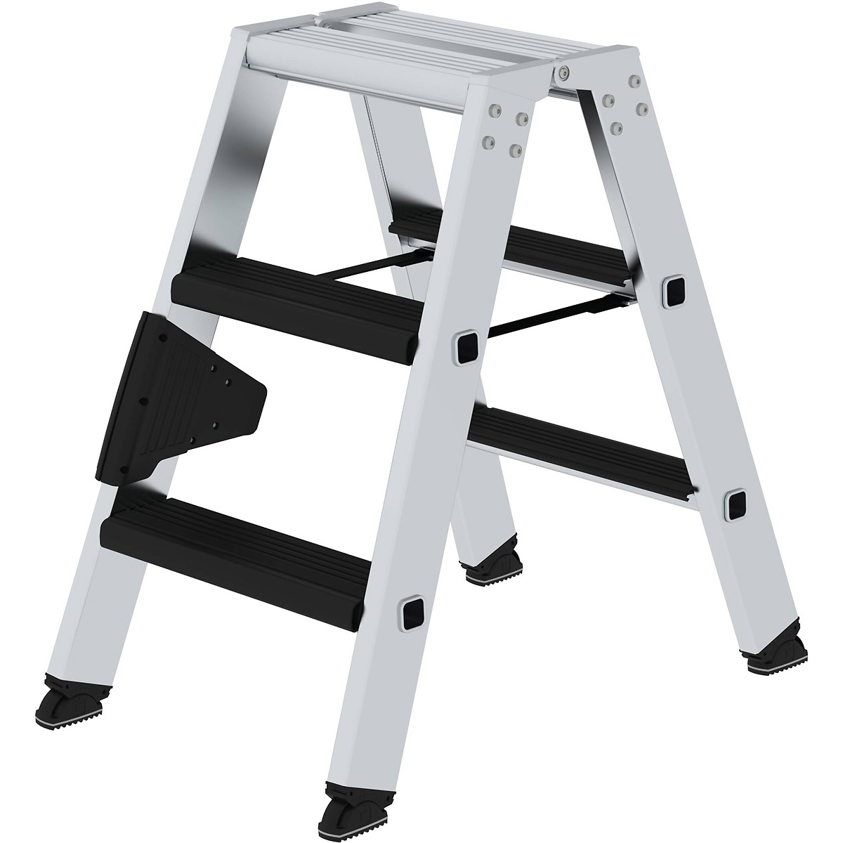 Munk Stufen-Stehleiter beidseitig begehbar mit clip-step relax