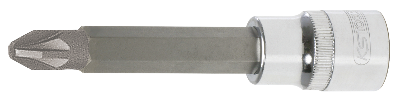 KS Tools 1/2" CHROMEplus Bit-Stecknuss, lang