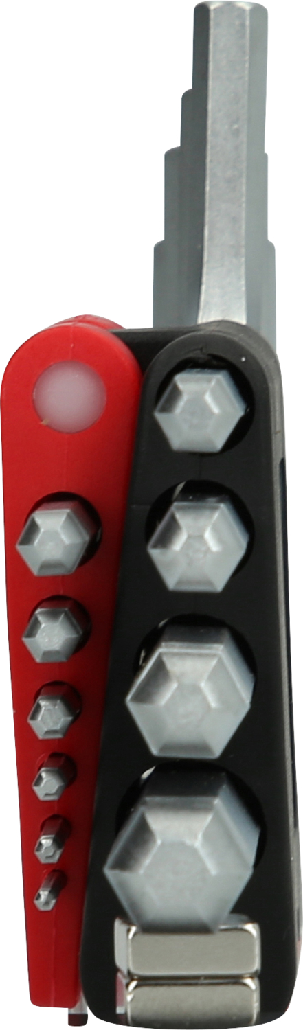 KS Tools Kugelkopf-Innensechskant-Winkelstiftschlüssel-Satz, 10-tlg, kurz, 1/16"-3/8"