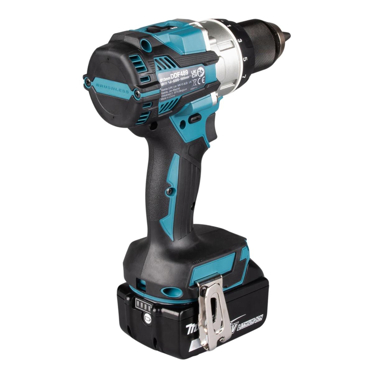 Makita Akku-Bohrschrauber LXT 18V - max. 110 Nm - 0-1.800 U/min - DDF489RTJ