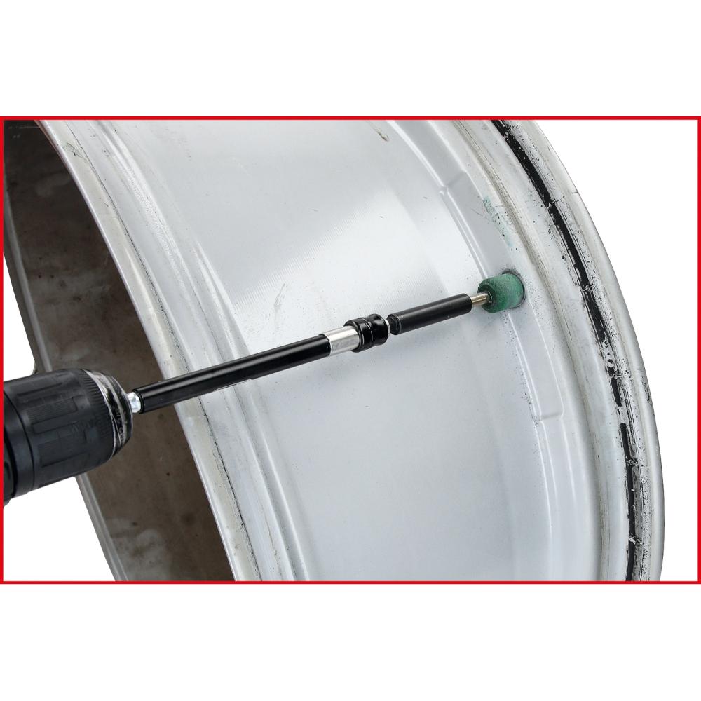 KS Tools Ventilsitz-Reinigungswerkzeug-Satz für Alufelgen, 7-tlg