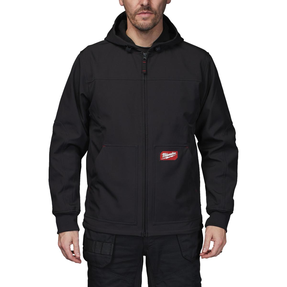 Milwaukee FREEFLEX Softshell Kapuzen-Jacke schwarz