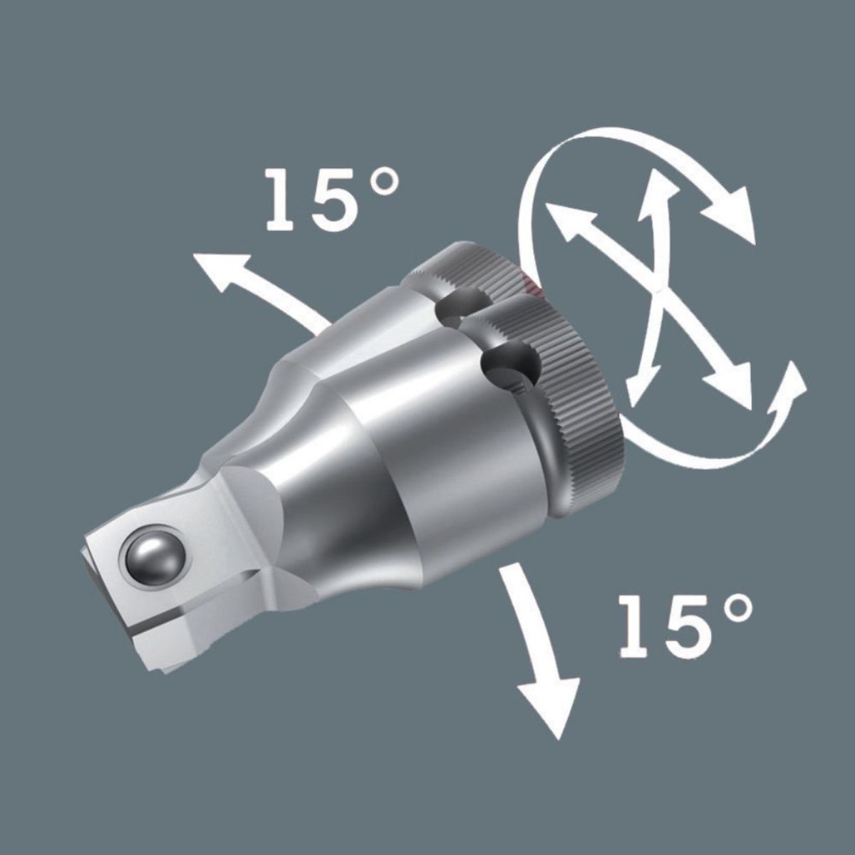 Wera 8794 B Zyklop-"Wobble"-Verlängerung, 3/8"