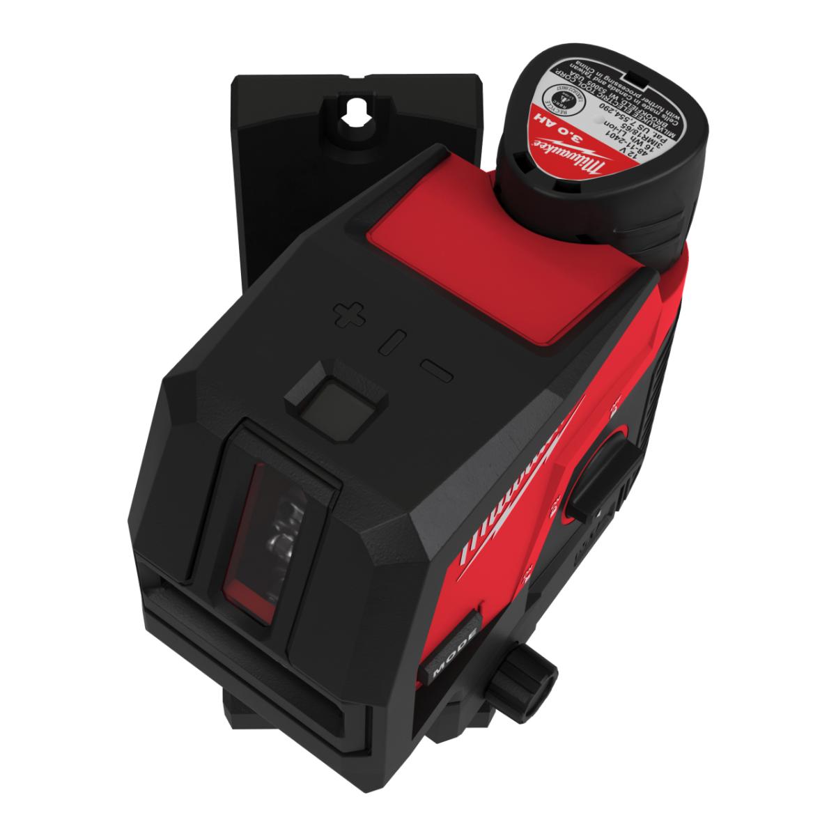 Milwaukee Kreuzlinienlaser mit Lotfunktion M12 CLLP-0C