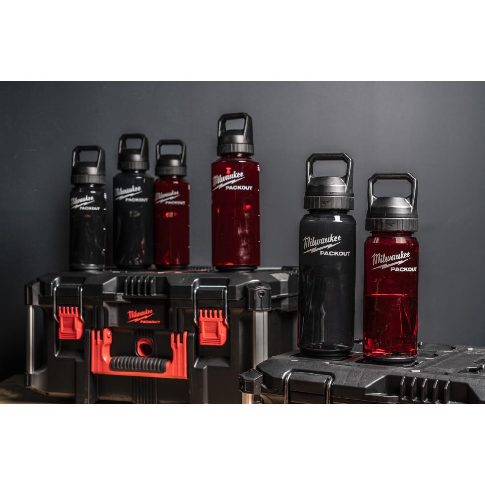 Milwaukee PACKOUT Kunststoff-Trinkflasche 1005 ml, rot
