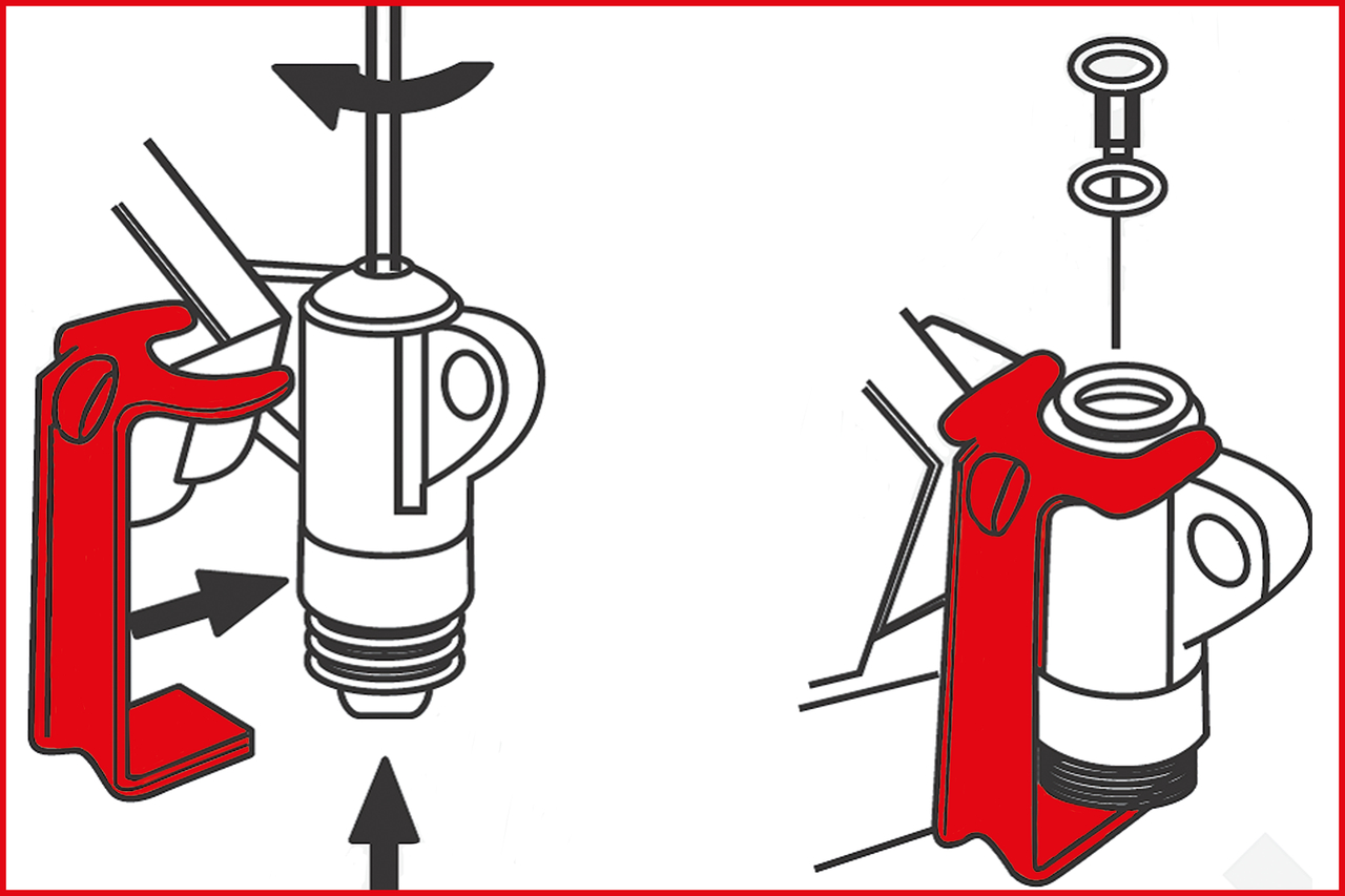 KS Tools Motoreinstell-Werkzeug-Satz für Honda, 5-tlg