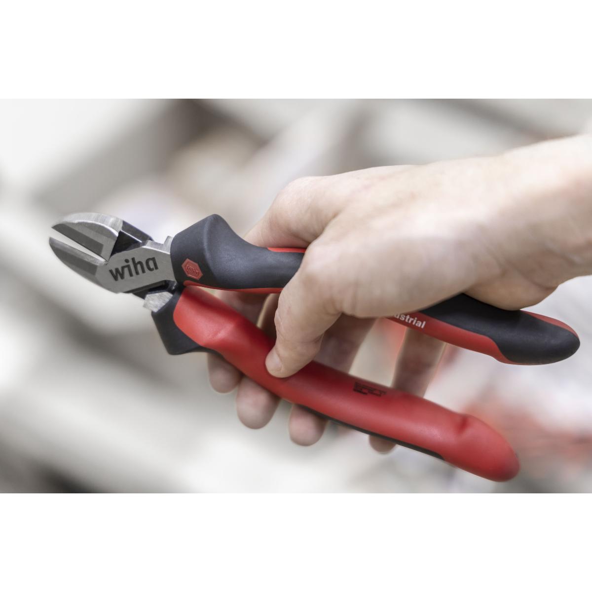 Wiha Seitenschneider Industrial mit DynamicJoint - Blisterverpackung