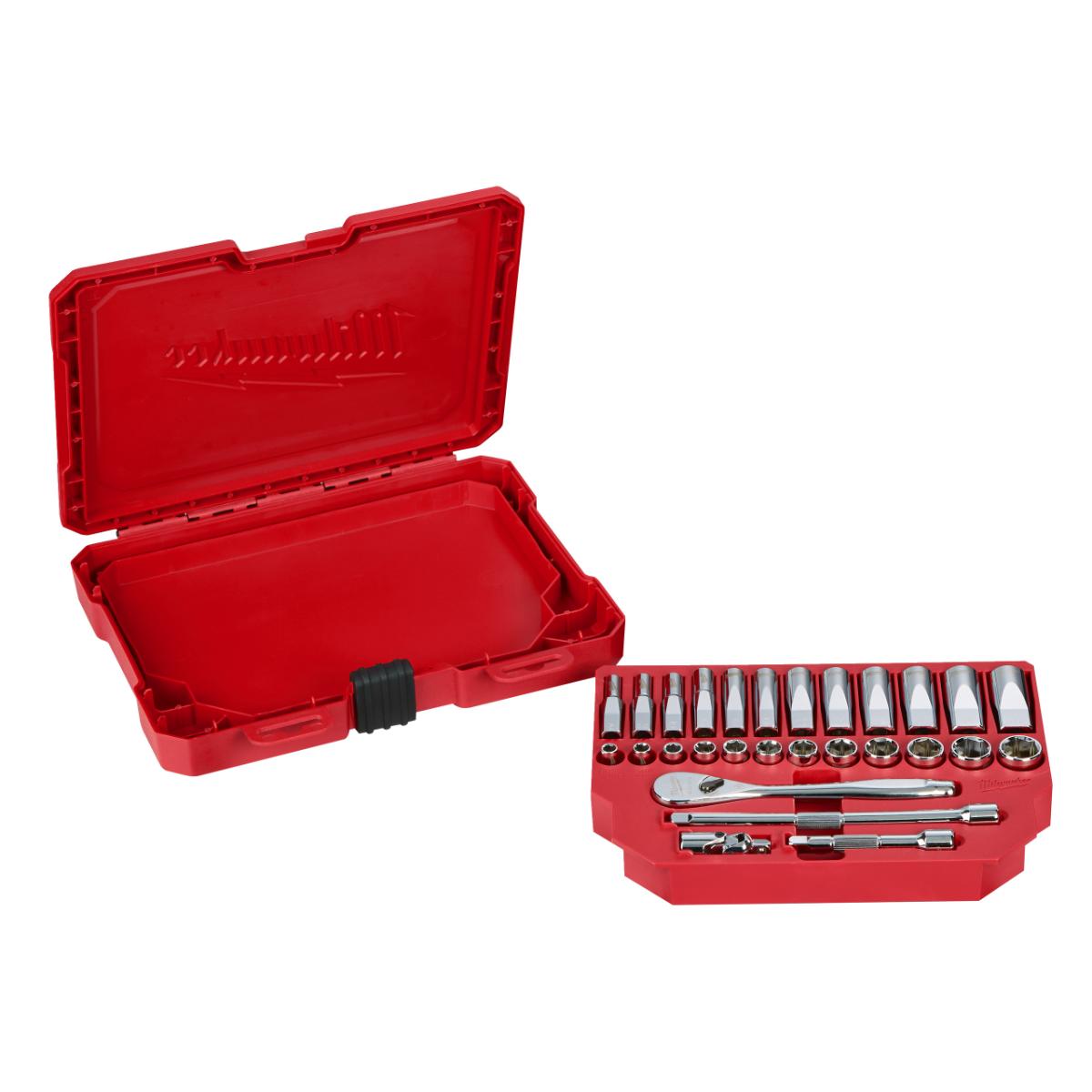 Milwaukee - 1/4 28ST Steckschlüssel Set Metr. - 4932464943