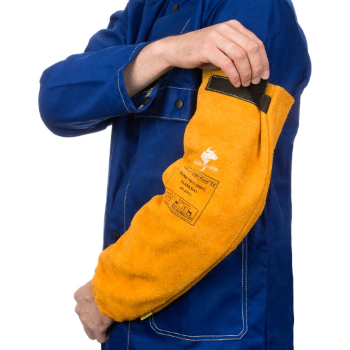 ELMAG Schweißerschutz Ärmel Golden Brown WELDAS 44-2321 XL