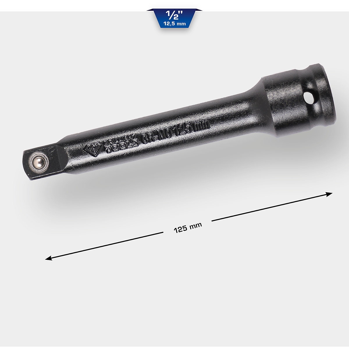 Brilliant Tools 1/2" Kraft-Verlängerung, 125 mm