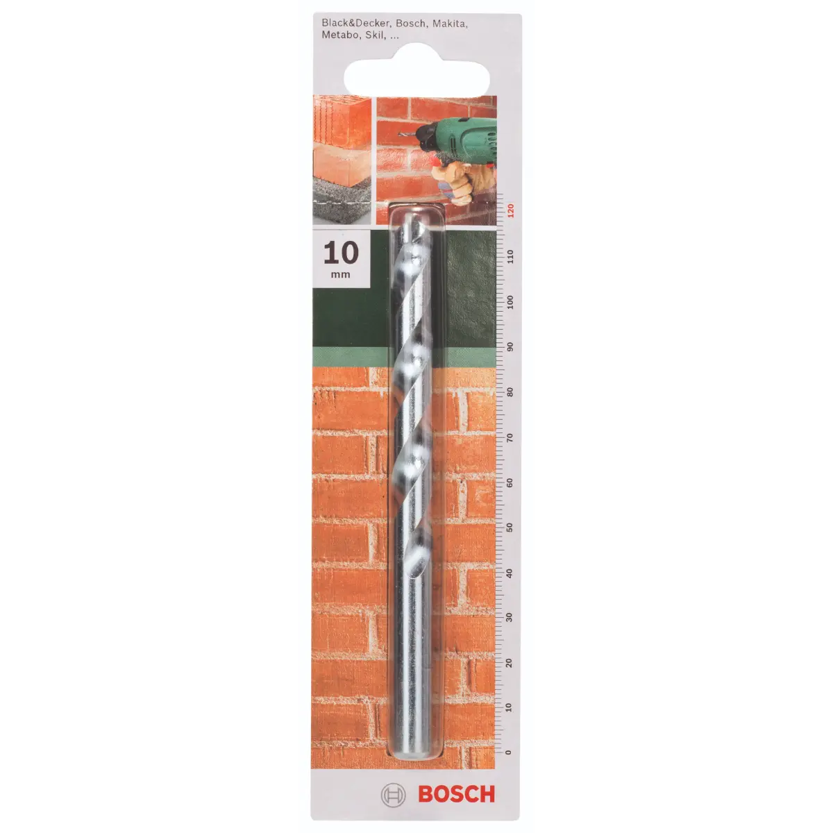 Bosch Steinbohrer nach ISO 5468 D= 10,0 mm, L= 120 mm