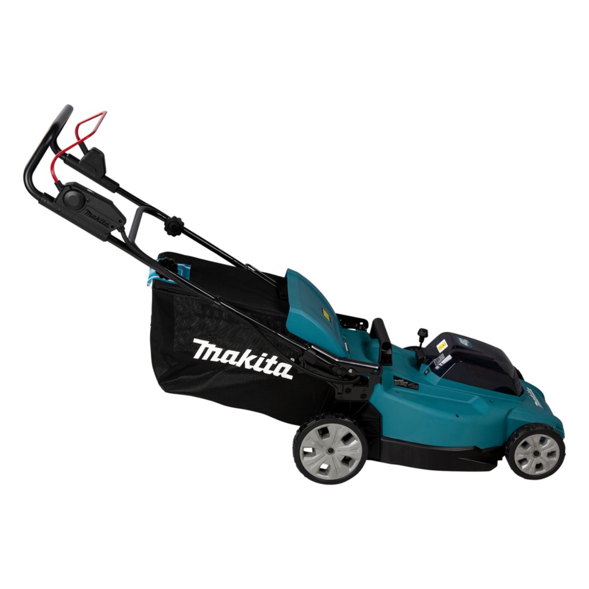 Makita Akku-Rasenmäher 2x18V / 5,0 Ah, 2 Akkus + Ladegerät DLM480PT2