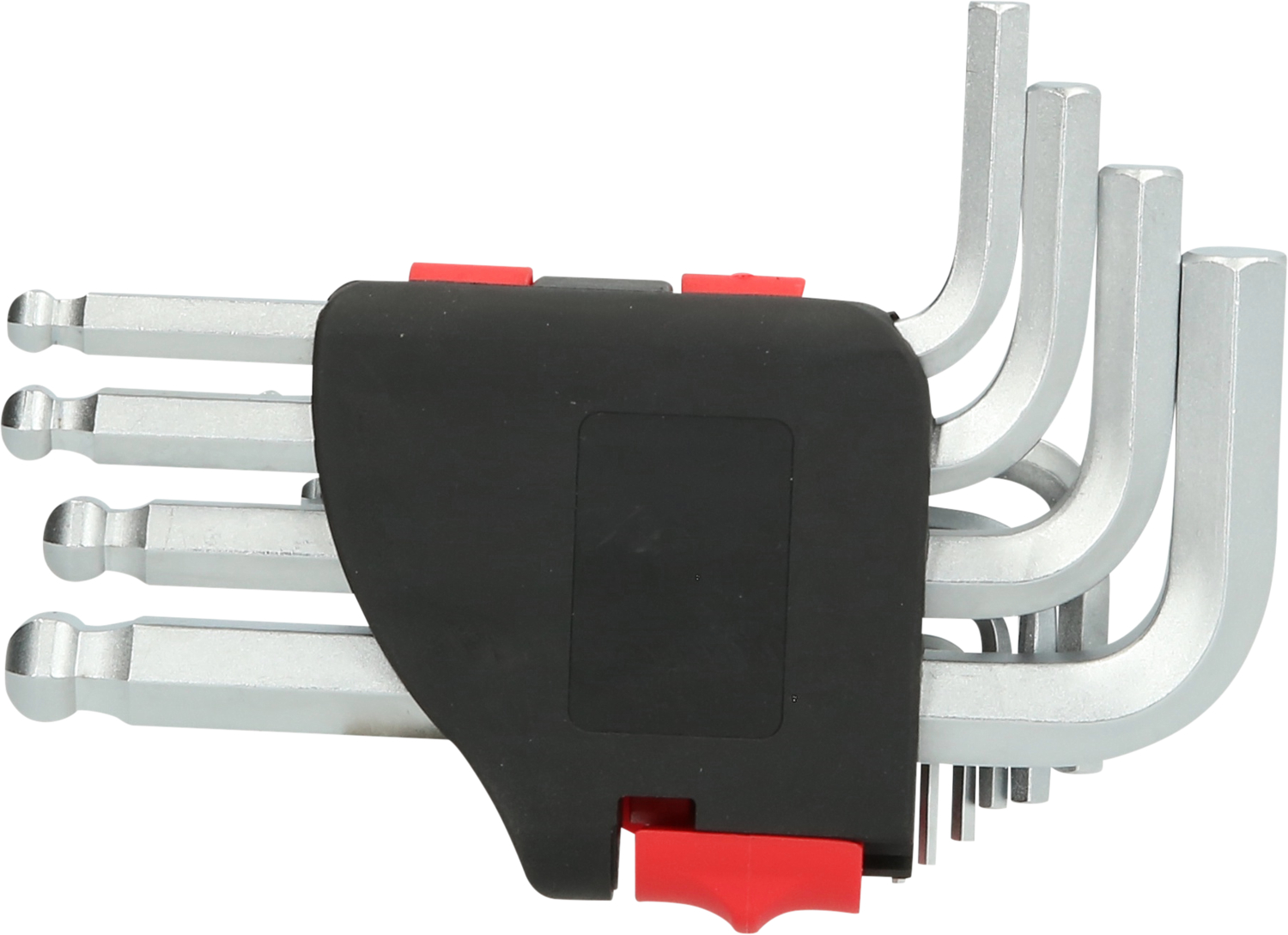KS Tools Kugelkopf-Innensechskant-Winkelstiftschlüssel-Satz, 10-tlg, kurz, 1,5-10mm