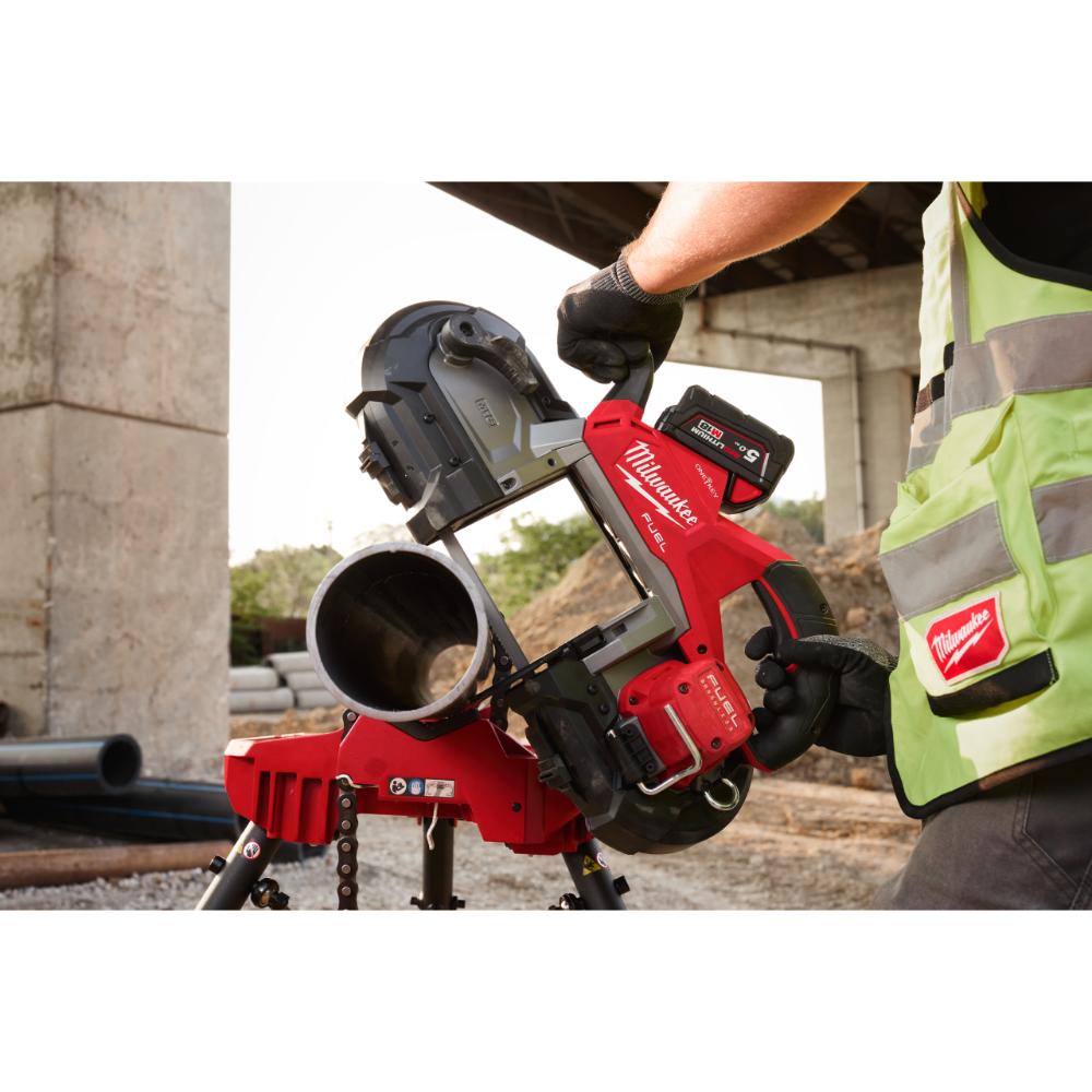 Milwaukee M18 FUEL Akku-Sicherheits-Bandsäge M18FBS127DO-0C
