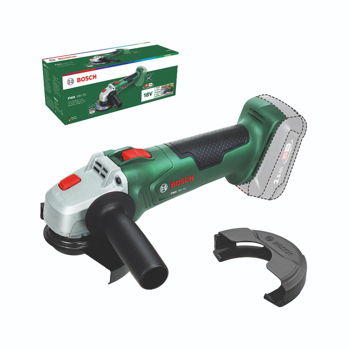 Bosch Akku-Winkelschleifer PWS 18V-70