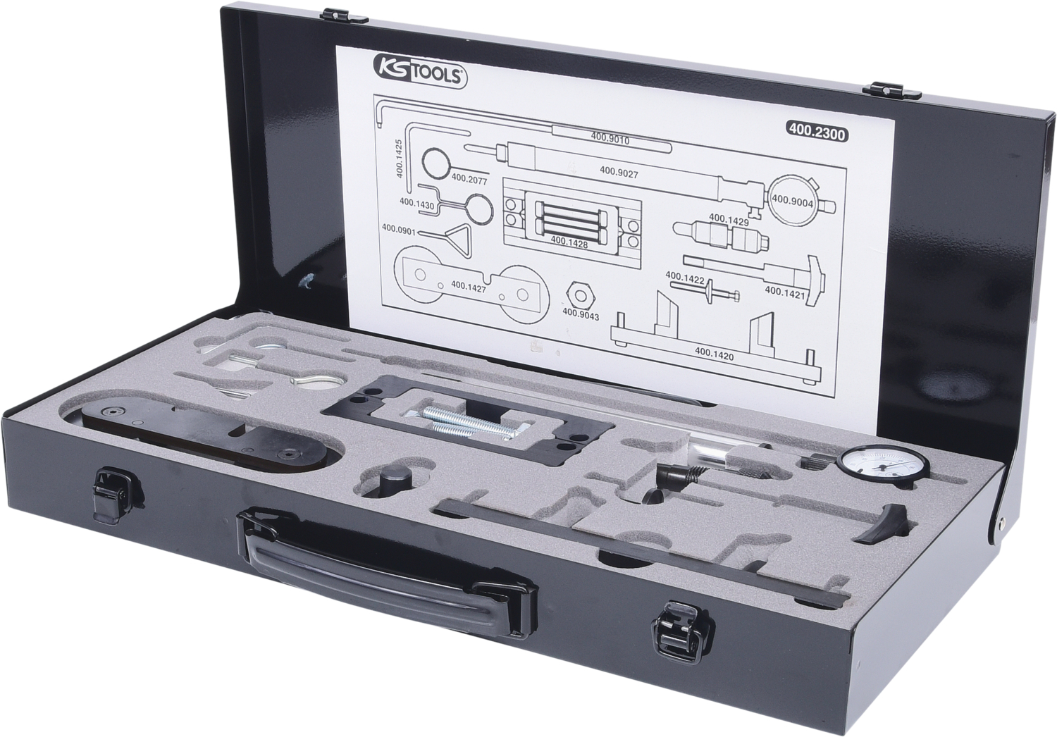 KS Tools Motoreinstell-Werkzeug-Satz für VAG, 23-tlg