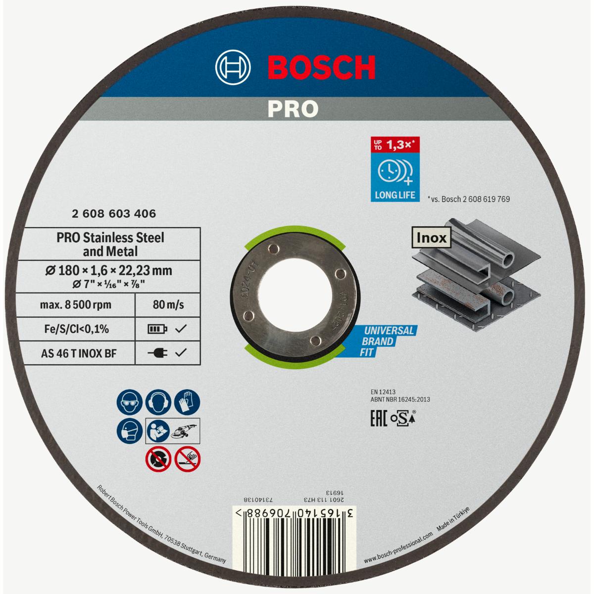 Bosch PRO Trennscheibe gerade Expert for Inox - Rapido AS 46 T INOX BF