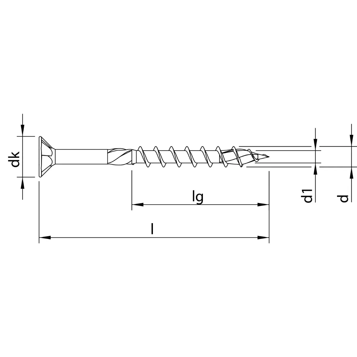 HECO-TOPIX-plus 4,5 x 40, Senkkopf, HD-20, TG, A3T, 200 Stück