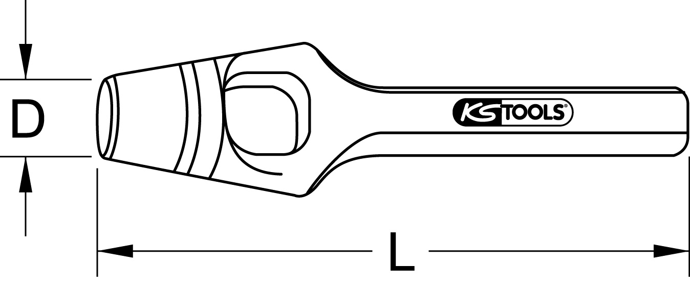 KS Tools Henkel-Locheisen