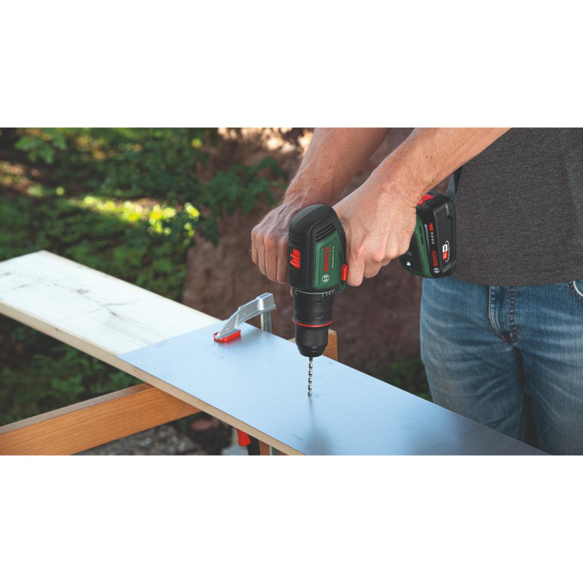 Bosch Akku-Bohrschrauber AdvancedDrill 18V-80 QuickSnap,2 x Akku PBA 18V 2.5Ah