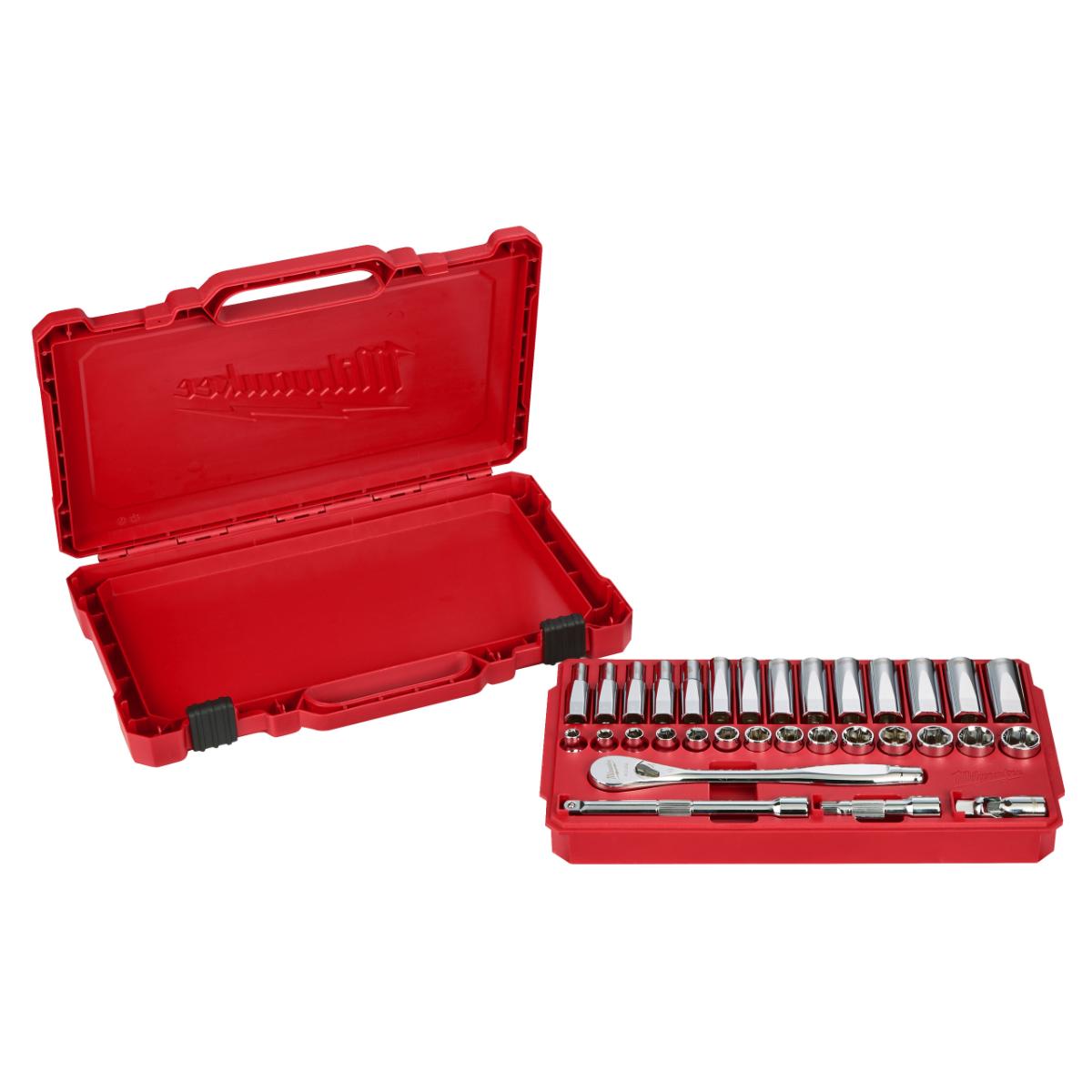 Milwaukee - 1/4 28ST Steckschlüssel Set Metr. - 4932464943