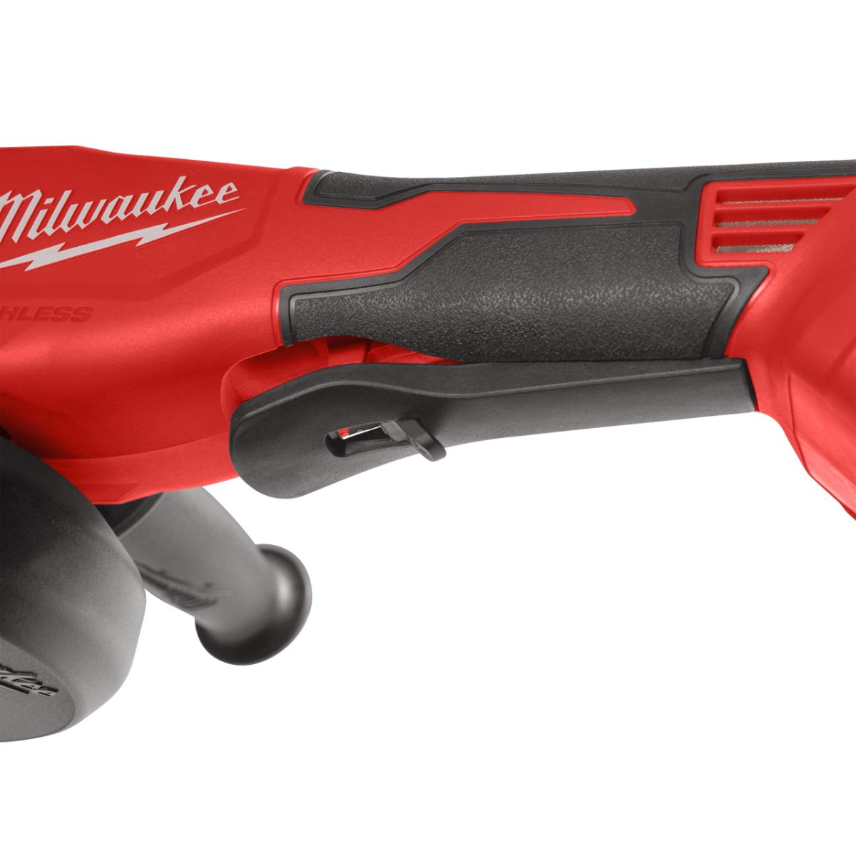 Milwaukee Akku-Winkelschleifer 125mm mit Paddleschalter M18BLSAG125XPD-0