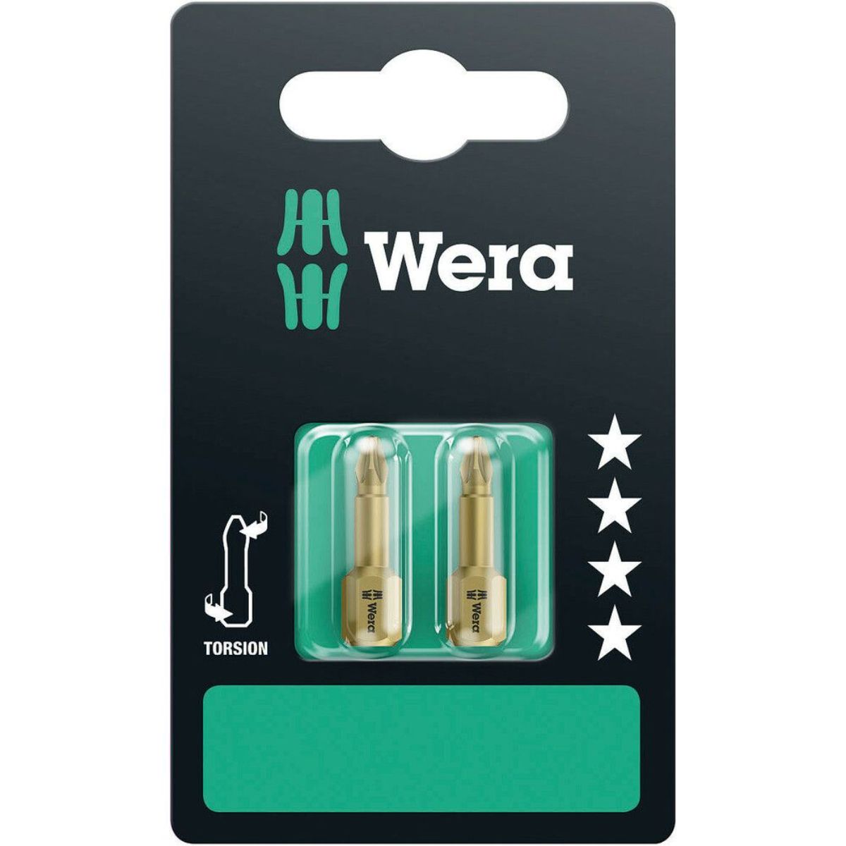 Wera 855/1 TH SB Bits, PZ 1 x 25 mm, 2-teilig