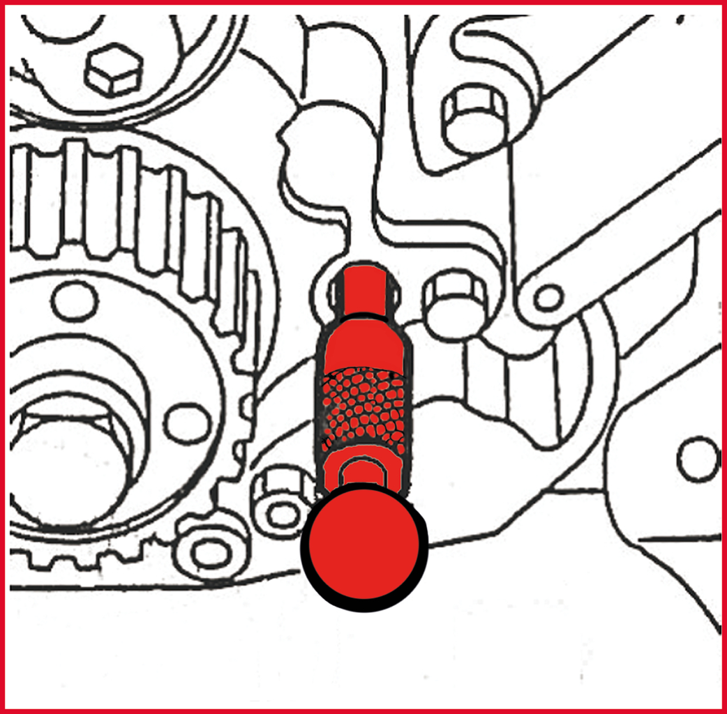 KS Tools Motoreinstell-Werkzeug-Satz für Fiat - Iveco, 5-tlg