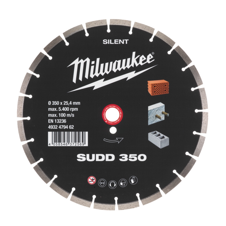 Milwaukee - Diamant-Trennscheibe Silent SUDD350 - 4932479462