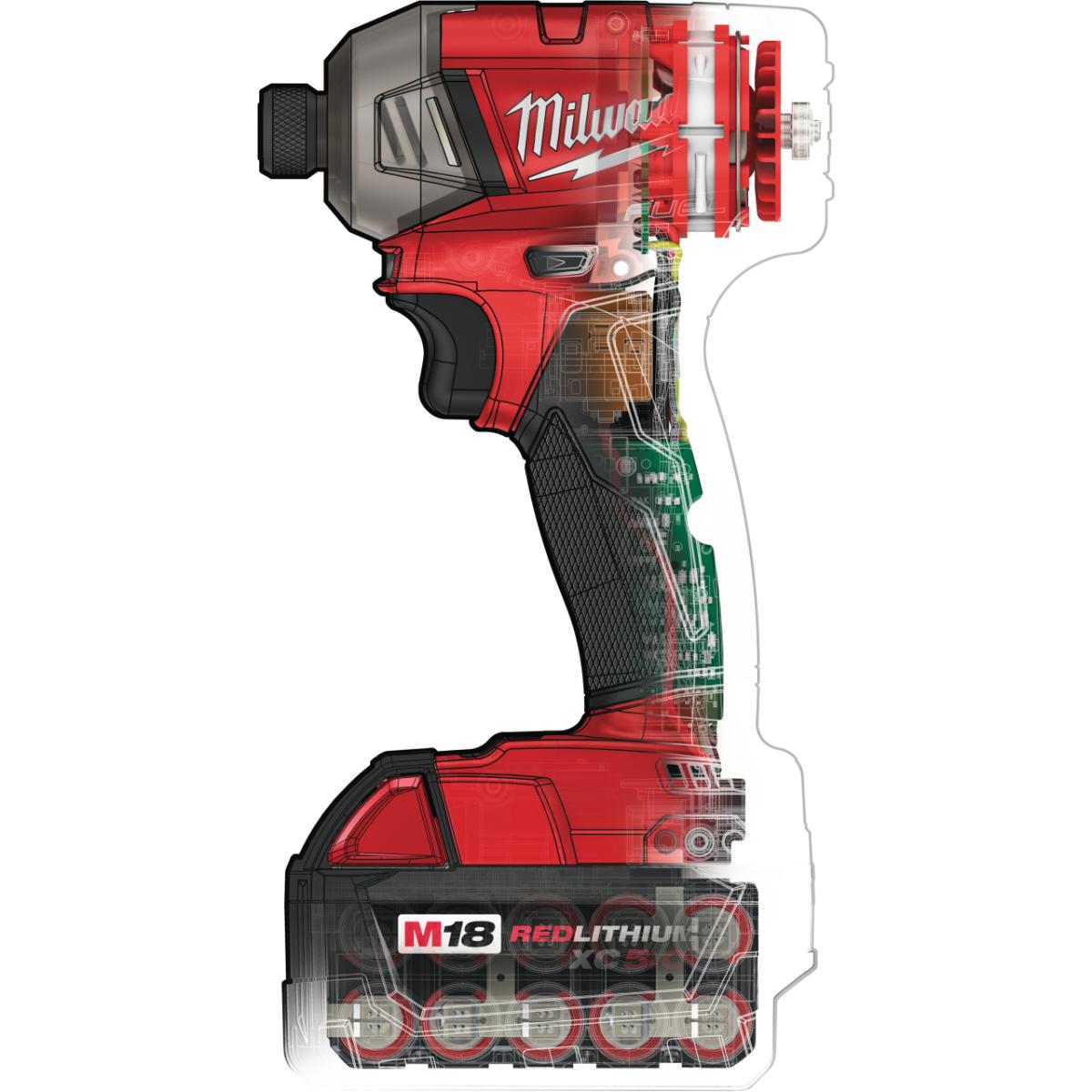 Milwaukee FUEL Akku-Impulsschrauber 1/4" Hex M18 FQID-502X