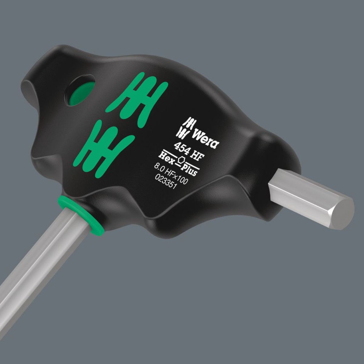 Wera 454 HF Quergriff-Sechskantschraubendreher Hex-Plus mit Haltefunktion