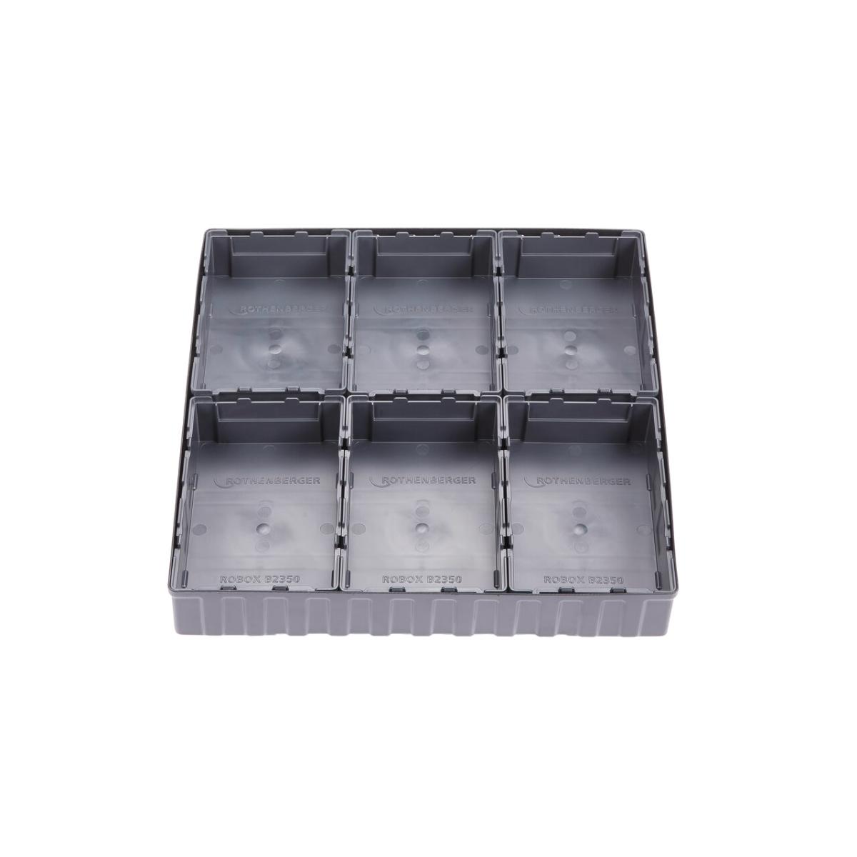 ROTHENBERGER ROBOX B2350 1 Tray & 6 ROBOXEN für ROCASE 4414