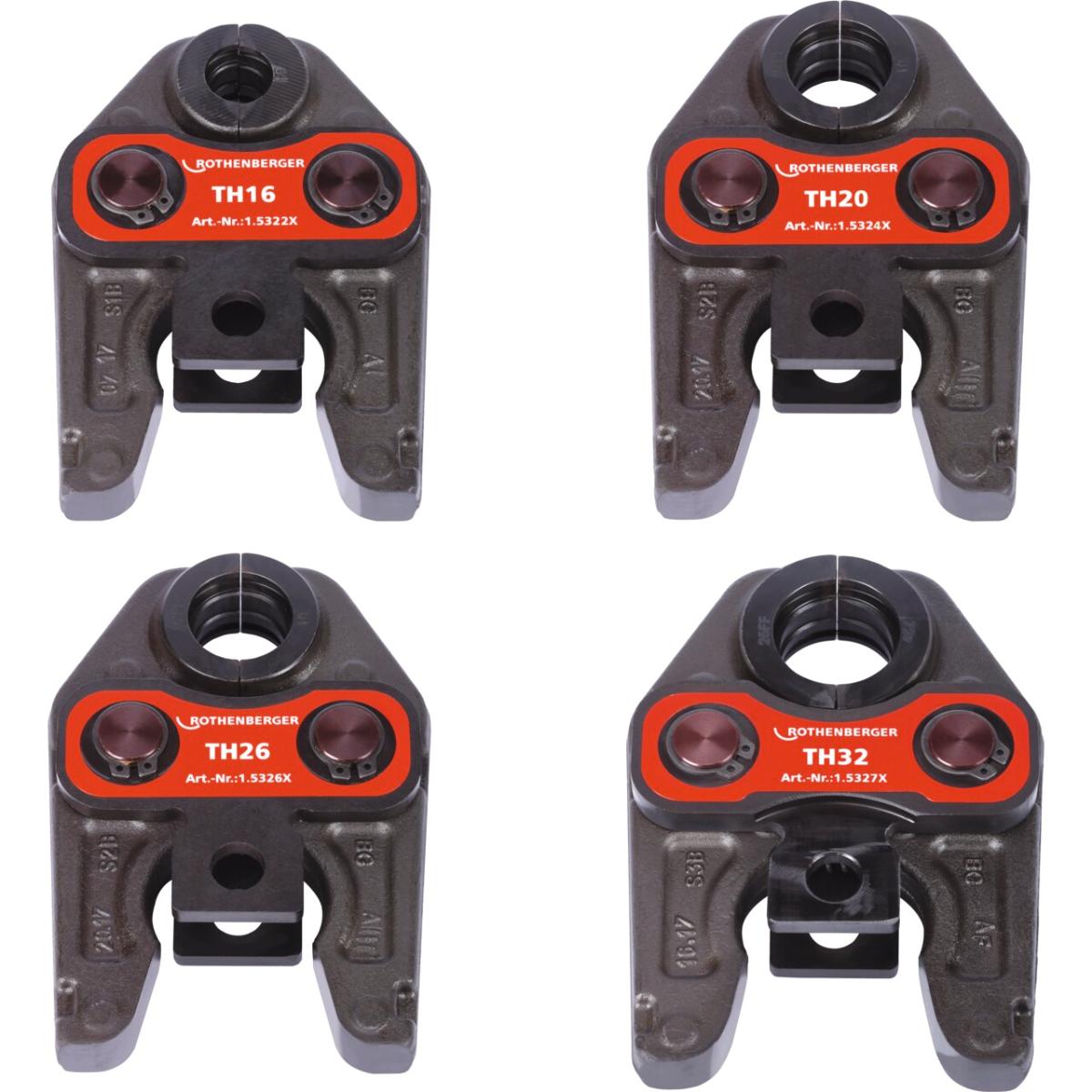 ROTHENBERGER Pressbackenset Standard TH16-20-26-32