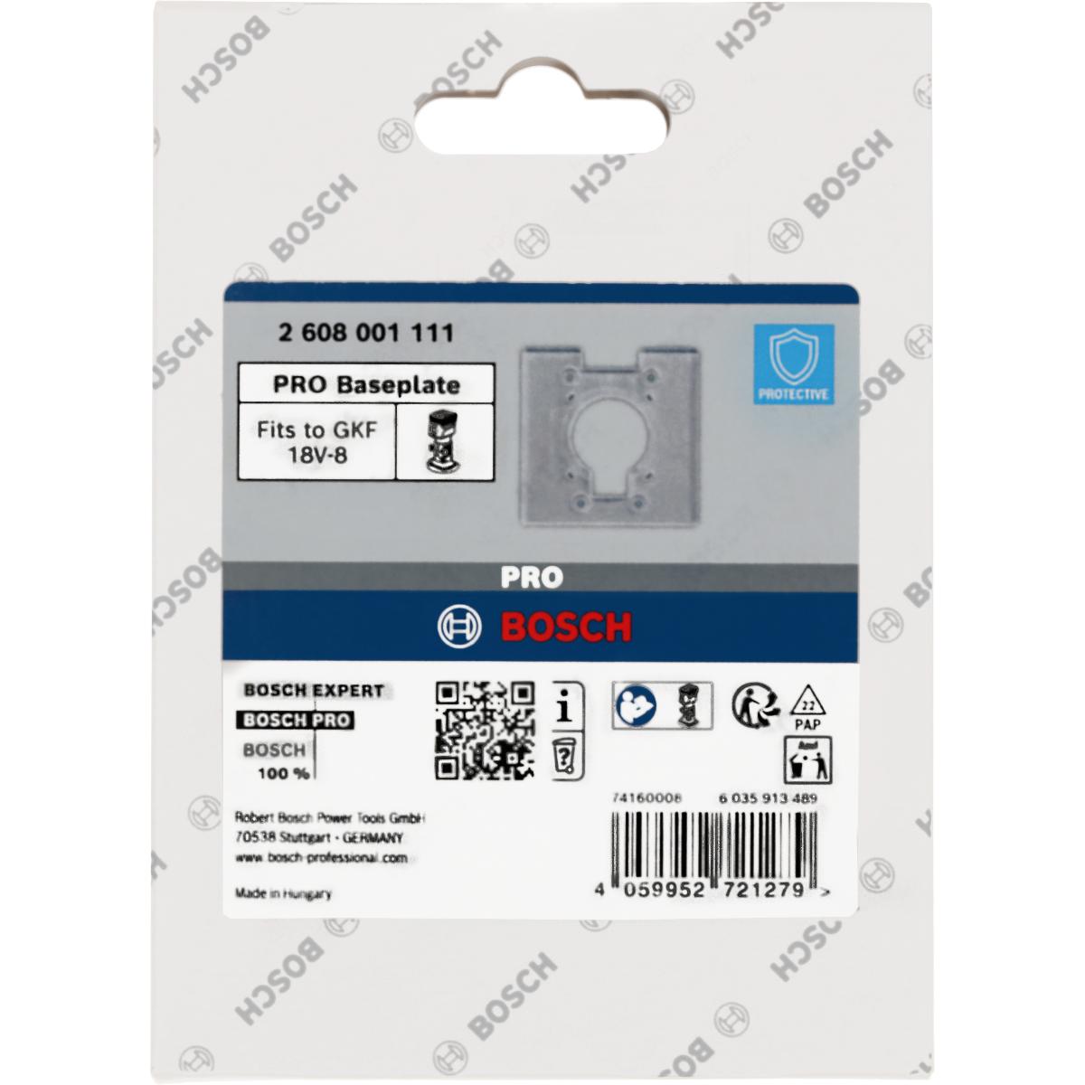 Bosch PRO Grundplatte 7 x 96 x 96 mm
