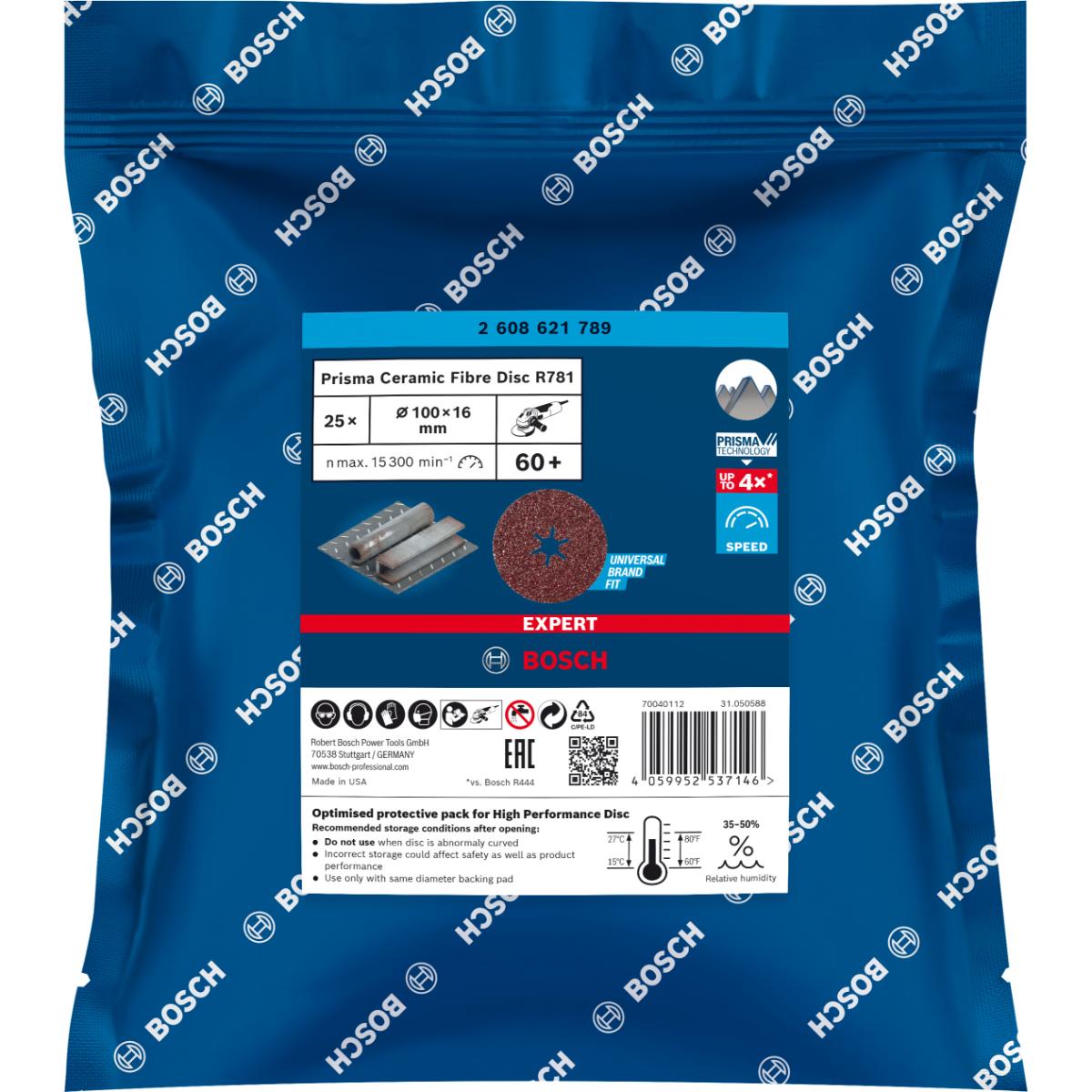 Bosch EXPERT R781 Prisma Ceramic Fiberscheibe