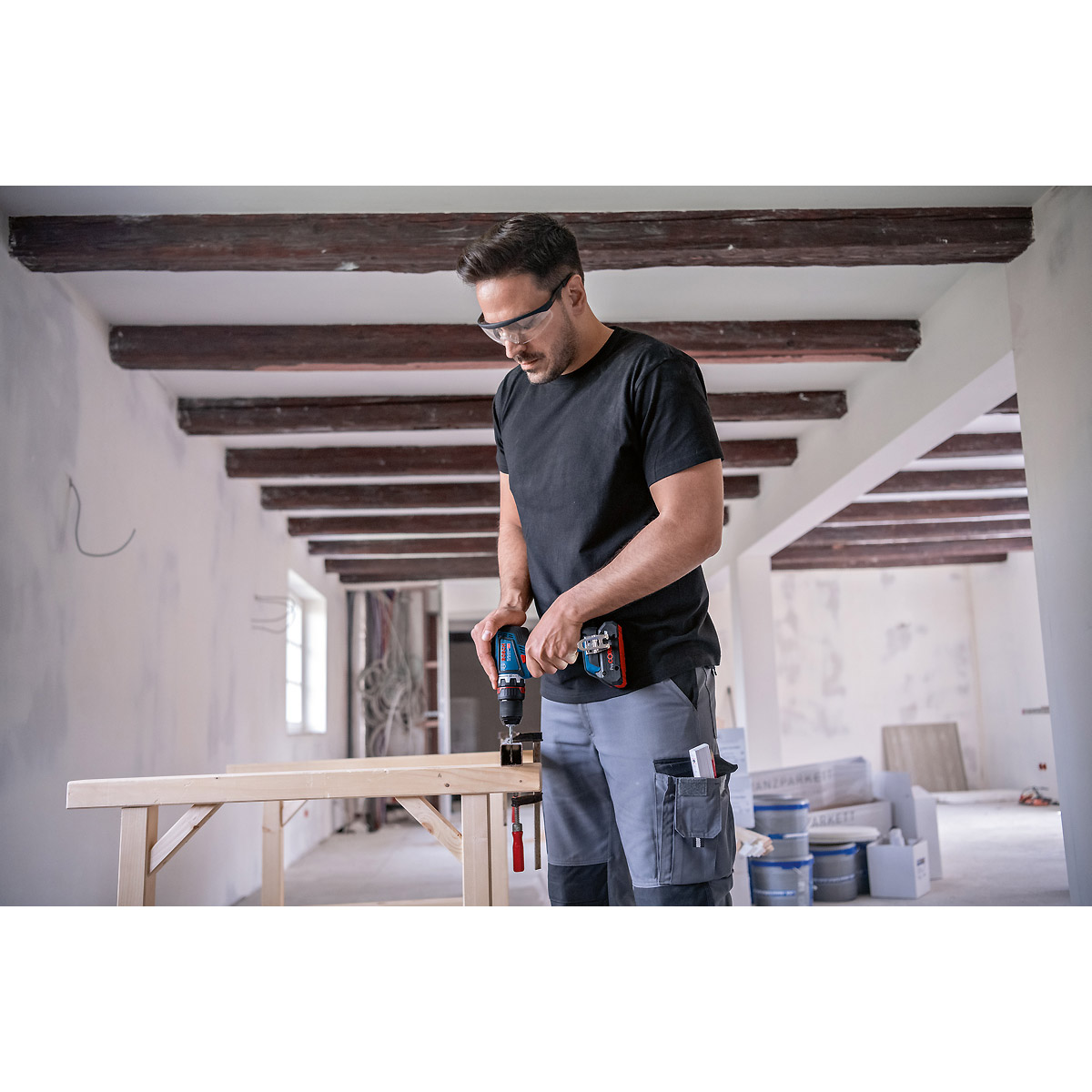 Bosch Bohrschrauber GSR 18V-90 FC in L-BOXX 136