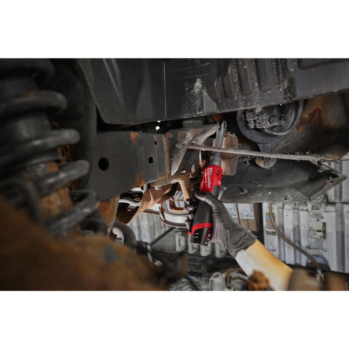 Milwaukee FUEL 1/4 Zoll Hochgeschwindigkeitsratsche lang M12 FHIR14LR-0