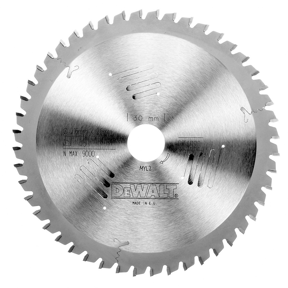 DEWALT EXTREME Kreissägeblatt stationär Universeller Einsatz Zahnwinkel 20°