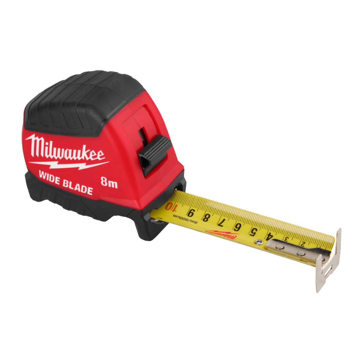 Milwaukee Premium-Bandmaß breit 8 m, 35mm PREMIUM -Gen III