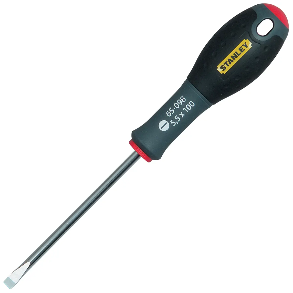 STANLEY FATMAX Schraubendreher Schlitz Klingenlänge 100 mm B. 5,5 mm m. Aufhängeauge