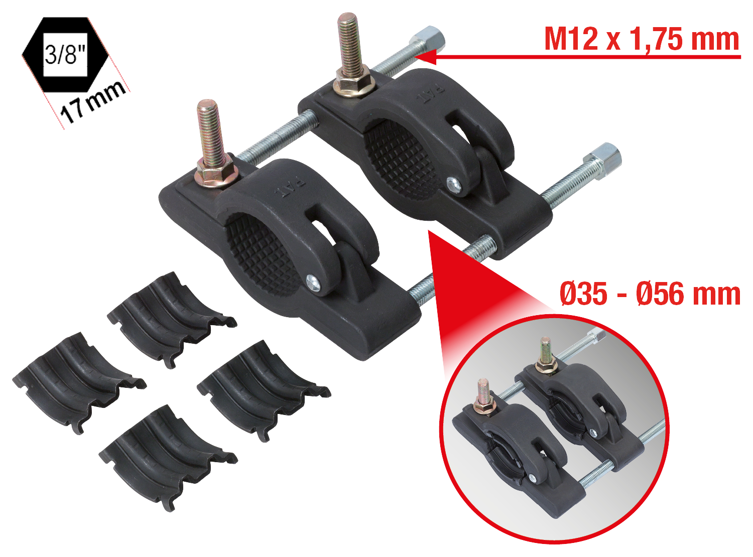 KS Tools 3/8" Auspuffrohr-Trennwerkzeug