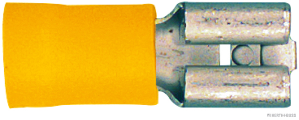 HERTH&BUSS Quetschverbinder 4 - 6 mm², 6,3 x 0,8 mm, DIN 46245 Flachsteckhülse
