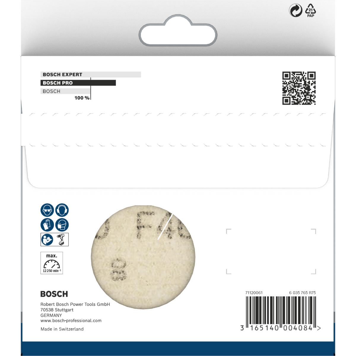 Bosch PRO Schleifblatt-Set F460 Expert for Wood and Paint, 125 mm, 40 - 180, 10er-Pack