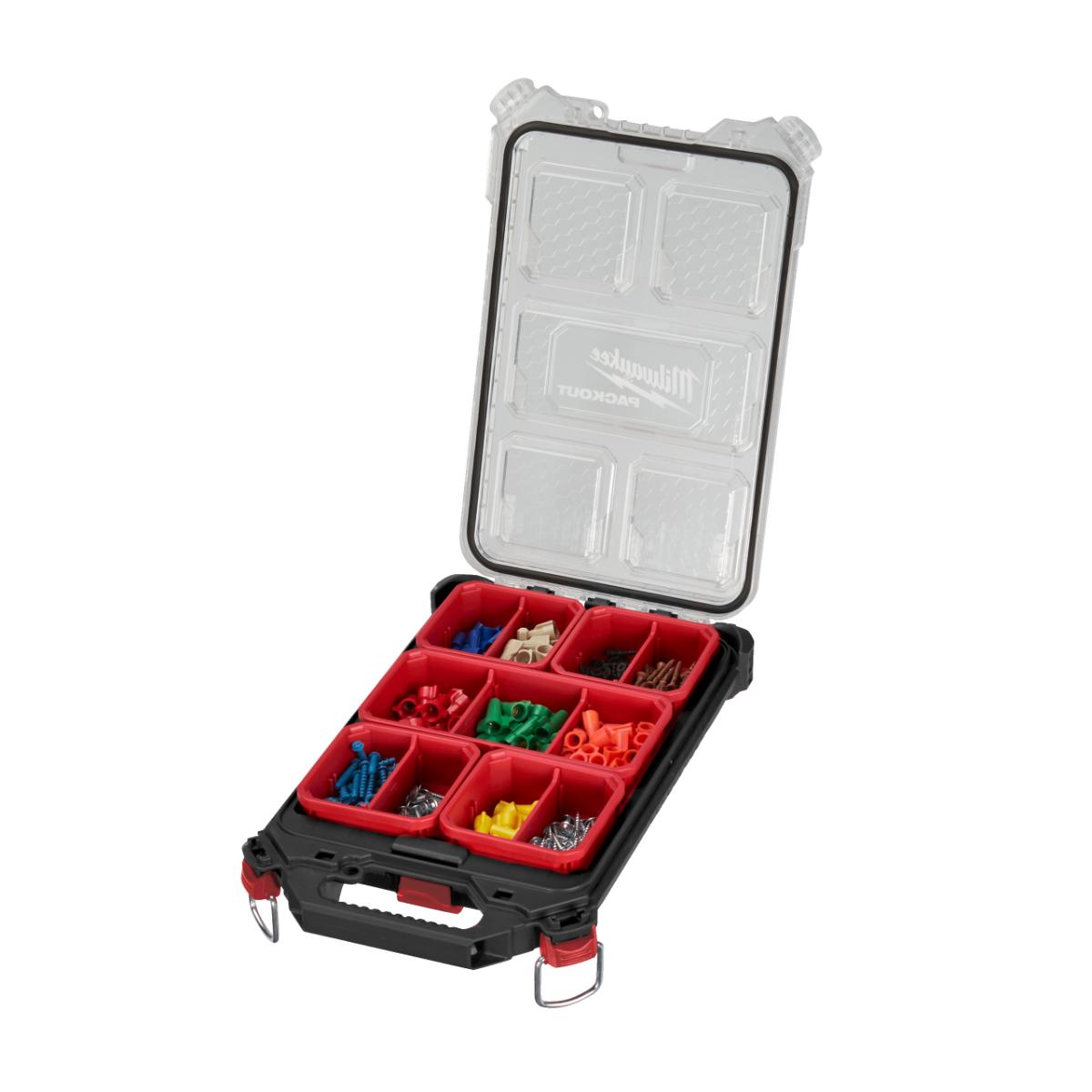 Milwaukee PACKOUT Organiser Slim Compact, inkl. Sortierboxen