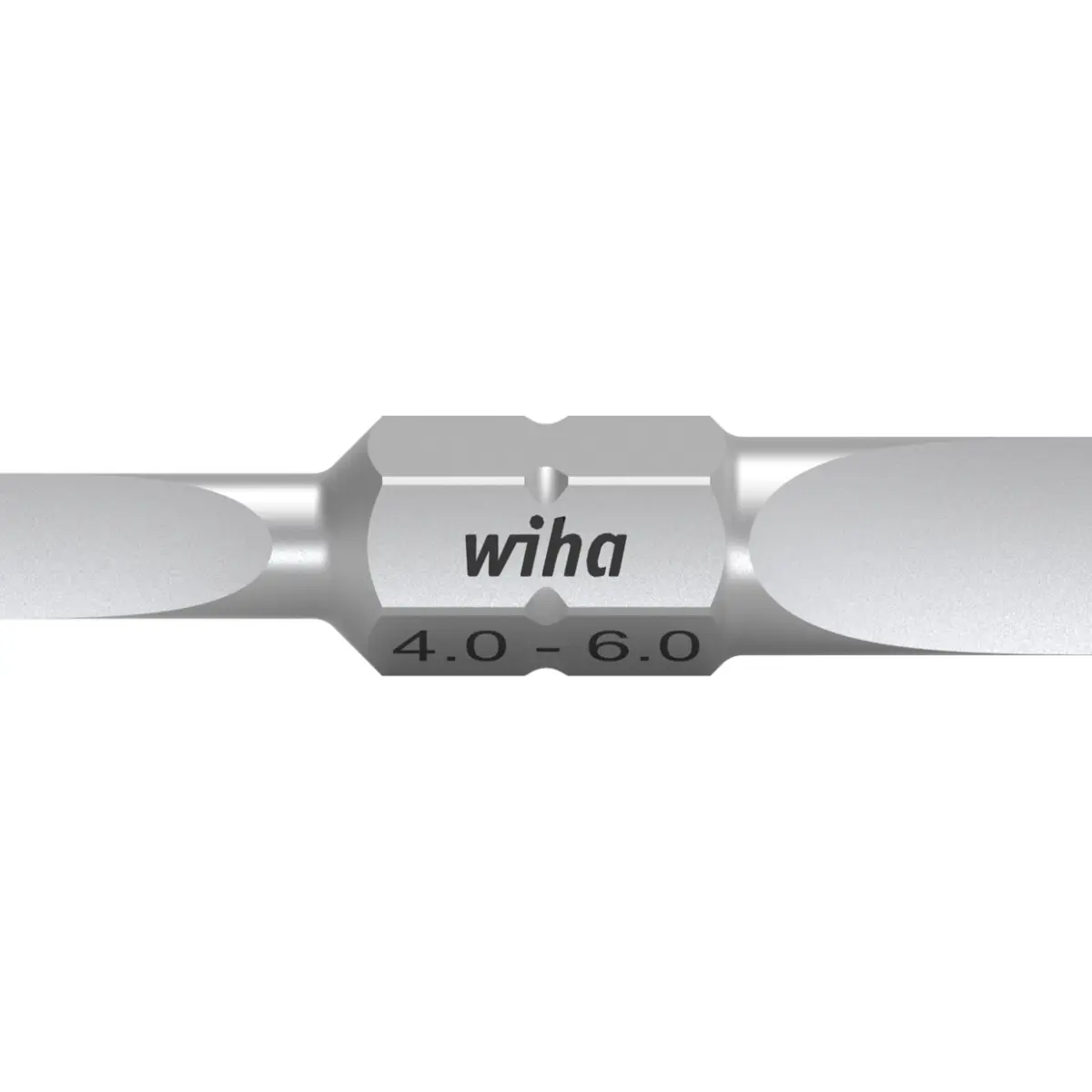 Wiha Bit Set Doppelbit Schlitz (4,0/6,0) 10-teiliges Set in Box